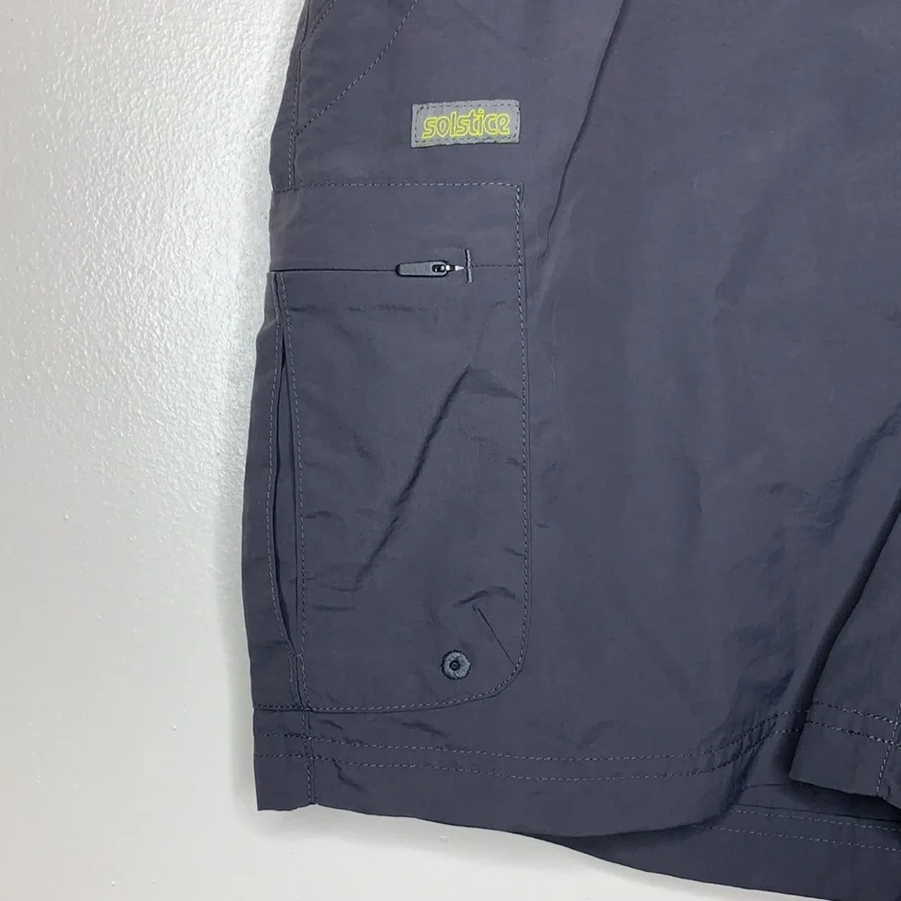 SOLSTICE Shorts Gray Camping Hiking Outdoor Active Wear Lightweight Cargo Small